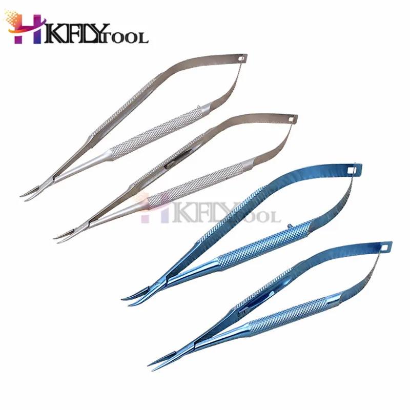 

Titanium Tlloy Surgical Needle Holder Microsurgical instruments Ophthalmic Microsurgical Dental Instruments 12.5cm Needle
