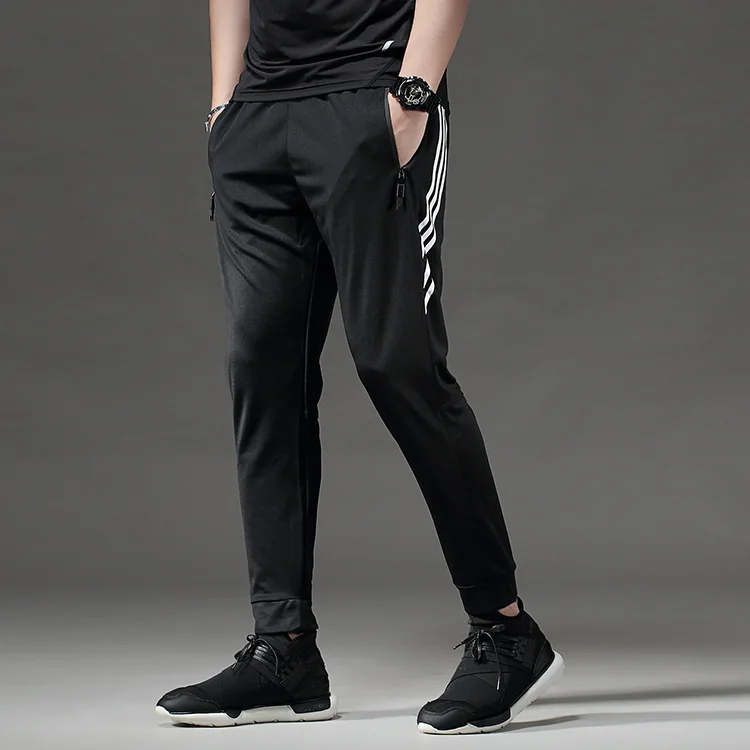 

Breathable Sport Pants Mens Running Pants With Zipper Pocket Training Trousers Joggings Pant Fitness Trousers For Men