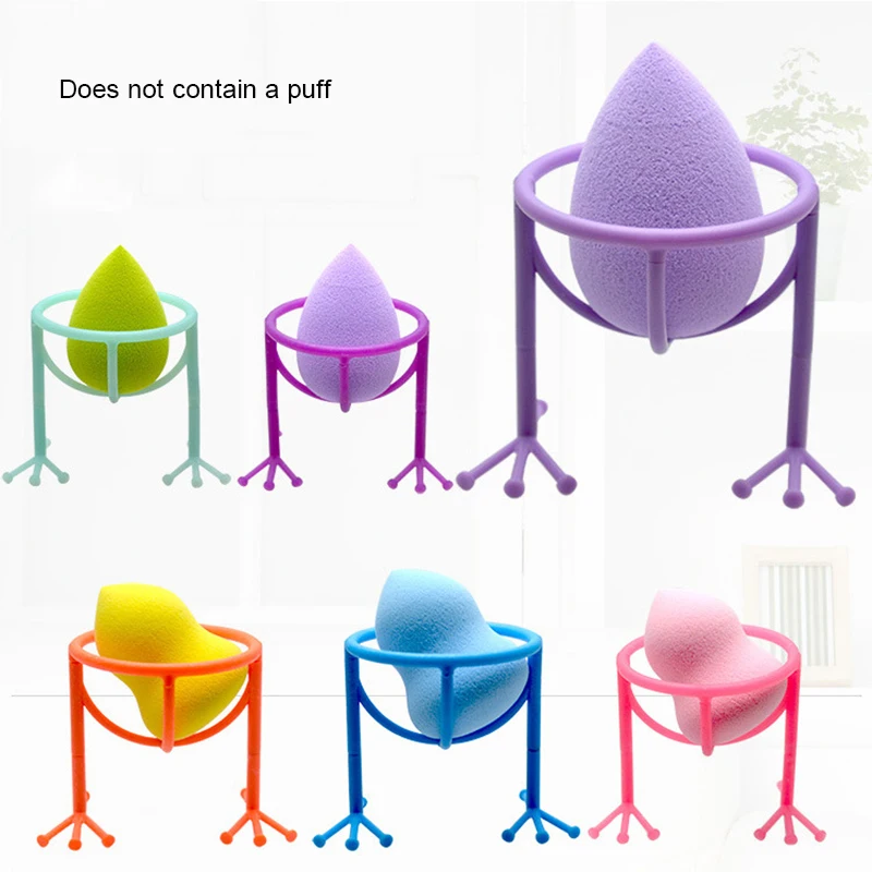 

New Makeup Cosmetics Puffs Display Stand Shape Gourd Sponge Drying Container Holder Stand Make Up Puffs Support Holders
