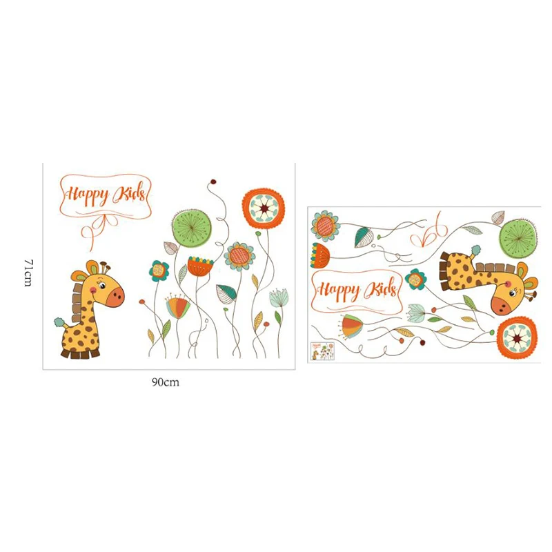 Baby-kids-wallpaper-kids-room-decoration-small-animal-deer-wall-stickers-art-paste-Muraux-kindergarten-kindergarten (1)