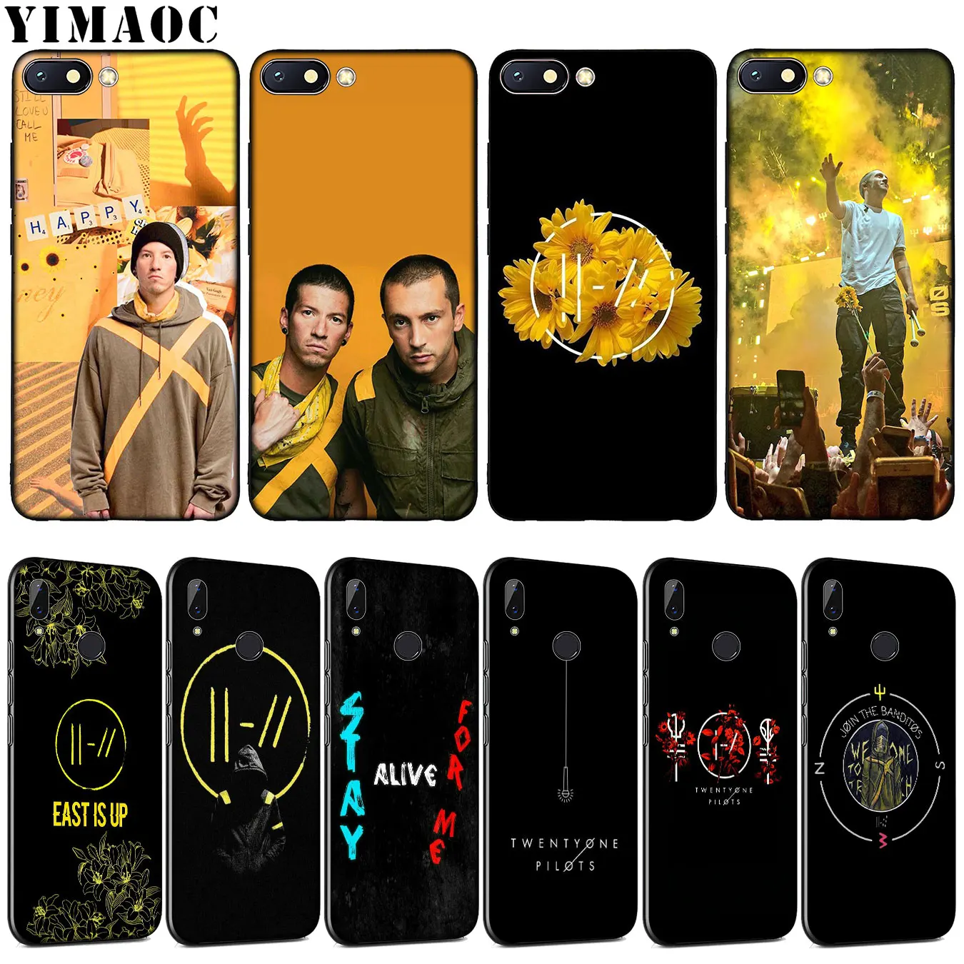 

YIMAOC Twenty one pilots pop Soft Silicone Phone Case for Xiaomi Redmi K20 GO S2 6A 7A 4A 4X Note 8 7 5 6 Pro Plus Black Cover
