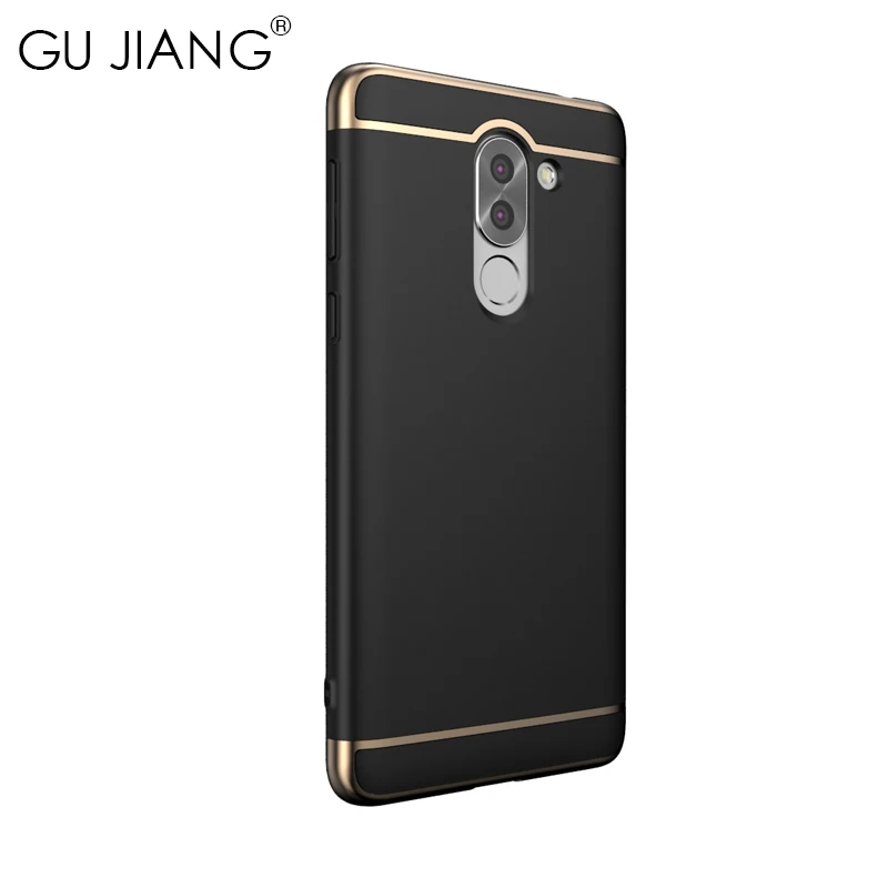 Роскошный чехол GU JIANG 3 в 1 с полным покрытием легкий матовый защитный для Huawei Honor 6X