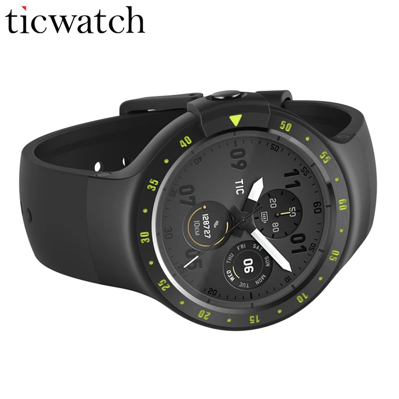 Ticwatch S Спорт Смарт часы MT2601 Android Wear 2 0 gps позиционирования сердечного ритма IP67