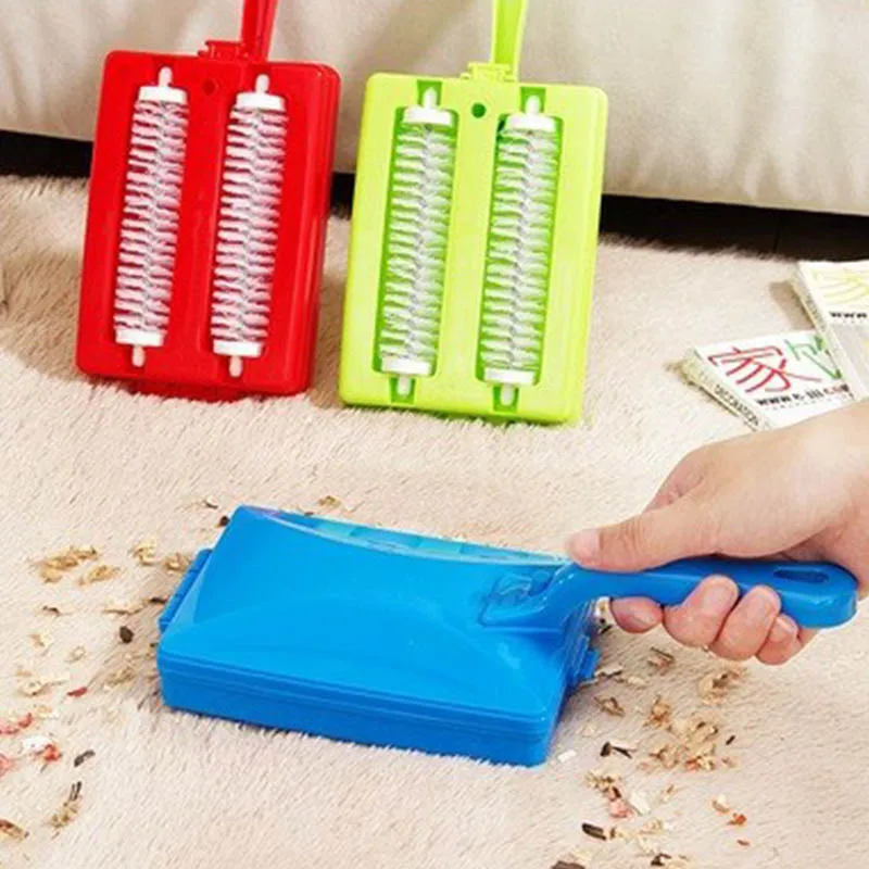 Color Random Double Home Cleaner Hand Held Carpet Table Sweeper Row