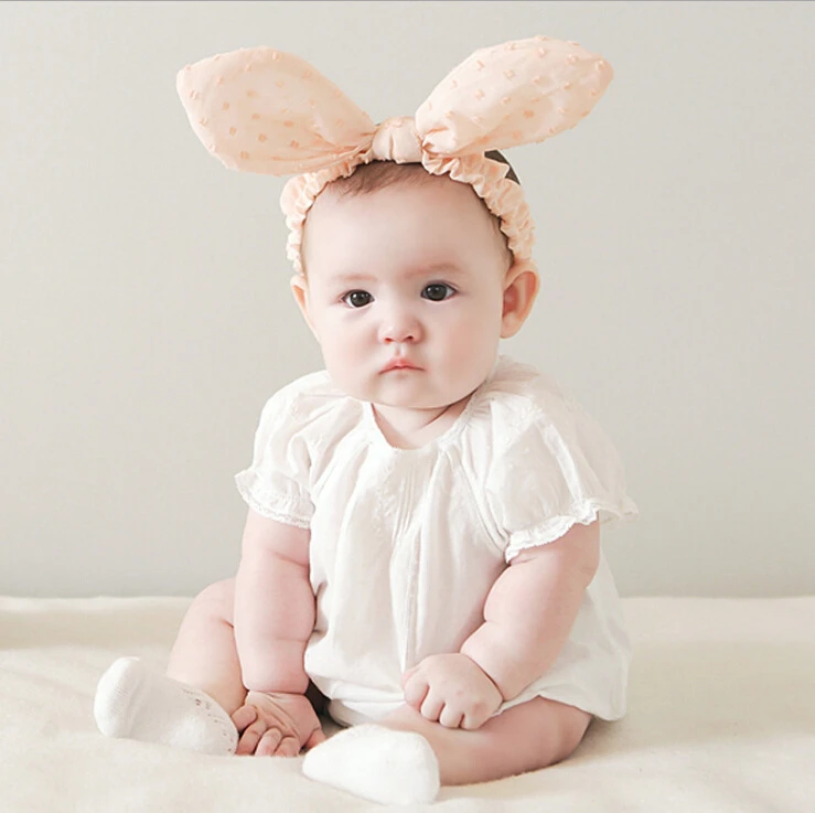 Korean Style Bebe Bunny Ears Headband Princess Lovely Pink Headbands Girls Printed Hairband Rabbit Ear Headwrap Kid Turband Girl Bathrobe Headband Plasticheadband Crochet Aliexpress