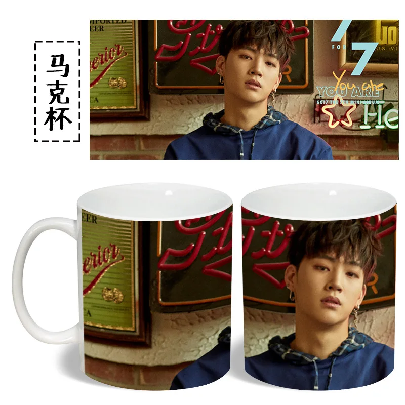 [MYKPOP]GOT7 JB YOU ARE 7 OF Coffee Mug керамическая чашка для воды молока креативная коллекция