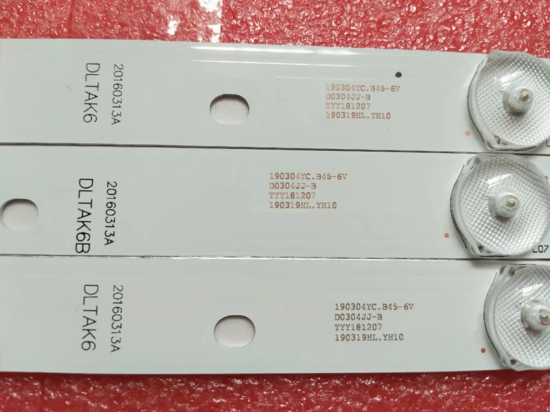 Conduzida para Rowa Novo Tira 43l35 E42f2000 Js-d-jp4320-081ec Js-d-jp4320-091ec E43f2000 D43-f2000 Set = 2 6 Pcs - Imagem 5