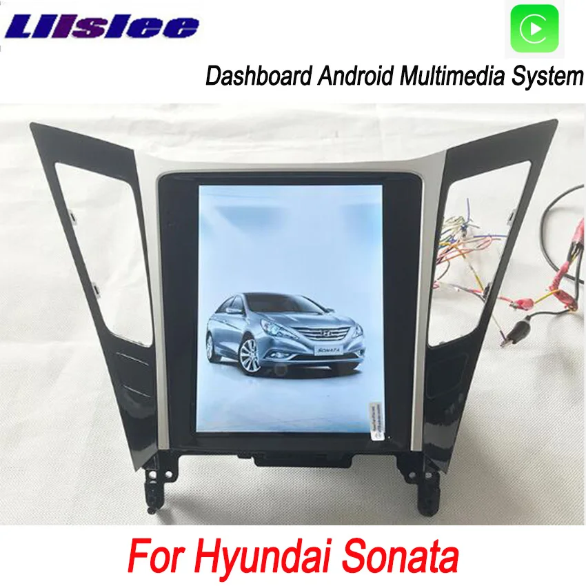 Top Liislee 2 din Android For Hyundai Sonata Big Screen Car Multimedia Player GPS Navigation Video Radio Bluetooth 1