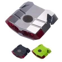 USB Charge Bicycle Bike Light Beautiful LED Mountain Bike Rear Tail Lamp Riding Caution Warning Light Bike Accessories