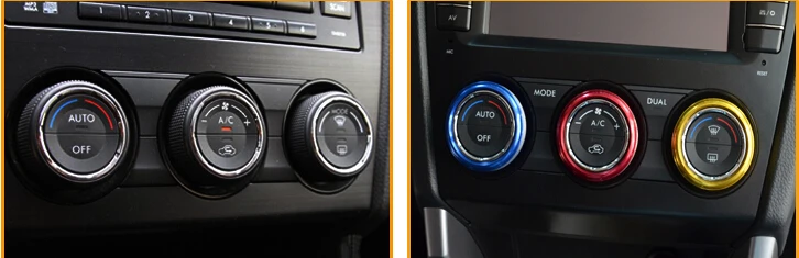 

For Subaru Forest XV car Air Conditioning heat control Switch trims,auto accessories,3pcs/lot,free shipping