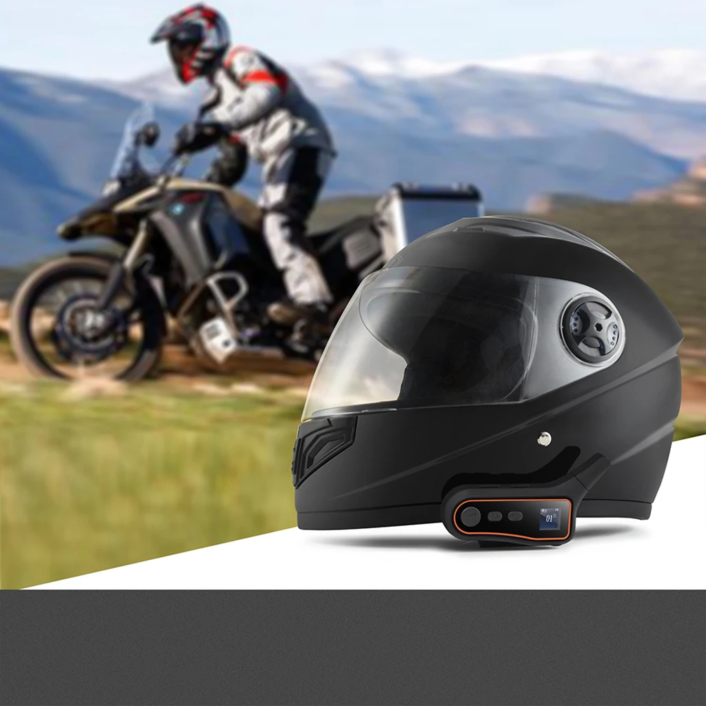 

Bluetooth Motorcycle Helmet Intercom Headset Wireless 3000M IP67 462-467MHz FM Wireless Transmission Walkie-Talkie