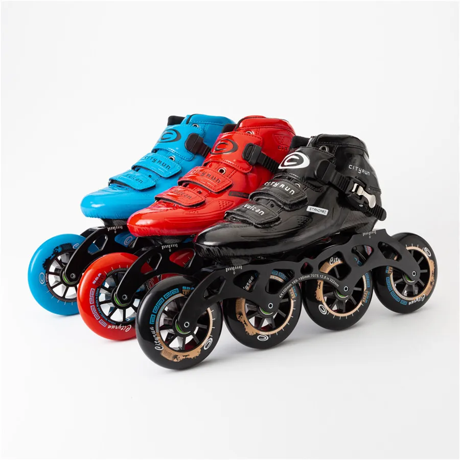 

Cityrun Speed Inline Skates EUR size 30-44 Carbon Fiber Professional Competition 4*90/100/110mm Wheels Racing Skating Patines