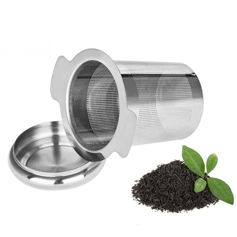 Stainless Steel Tea Infuser Reusable Mesh Tea Strainer Chinese Puer Oolong Green Tea Infuser Filter for Mug Teapot Teaware (1-1)