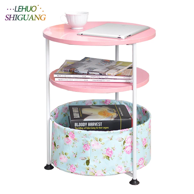 Double layer Tea table MDF Coffee table Height adjustable With wheels round table End Tables fashion Living Room Furniture Double layer Tea table MDF Coffee table Height adjustable With wheels round table End Tables fashion Living Room Furniture