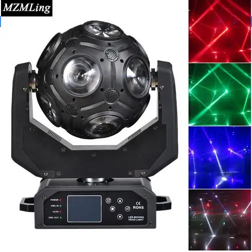 12x20w RGBW 4in1 LED Beam Light Football Moving Head Light DMX DJ/Fest/Home / Bar /Stage /Party Light Led Stage Machine