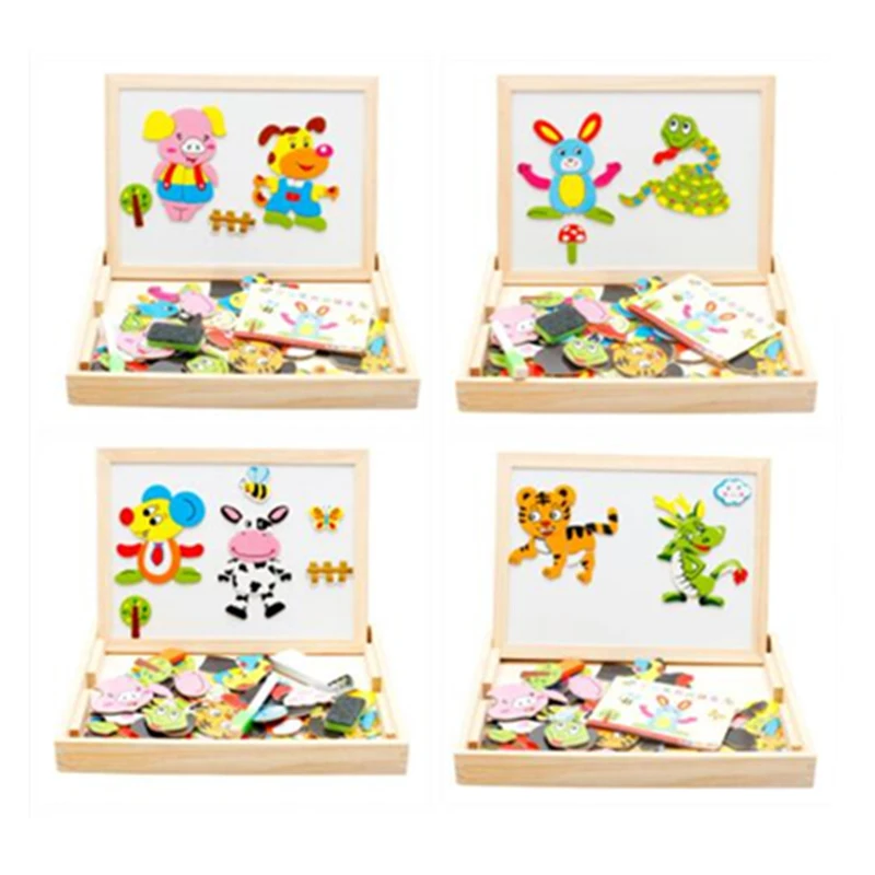 Montessori Toys Educational Wooden Toys for Children Early Learning Kids Magnetic Stickers Puzzles Games Montessori Toys Educational Wooden Toys for Children Early Learning Kids Magnetic Stickers Puzzles Games