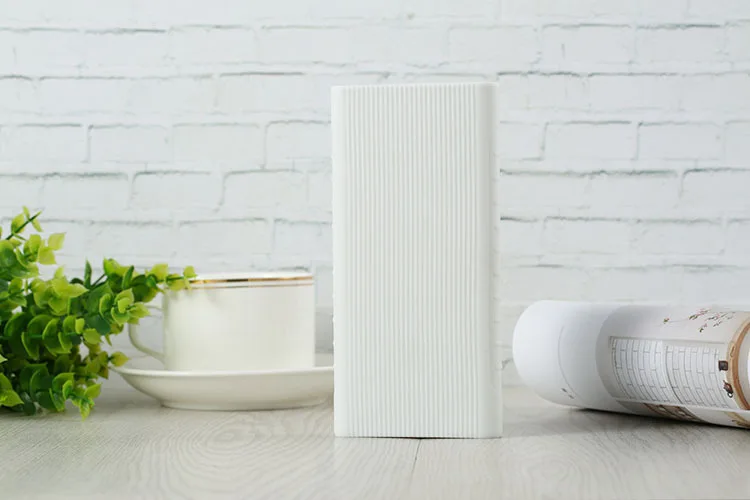 White Для Xiaomi mi power Bank 2 10000 mAh чехол силиконовый защитный чехол с резиновым рукавом для Xiao mi power bank 2 10000 mah Чехол - Цвет: White