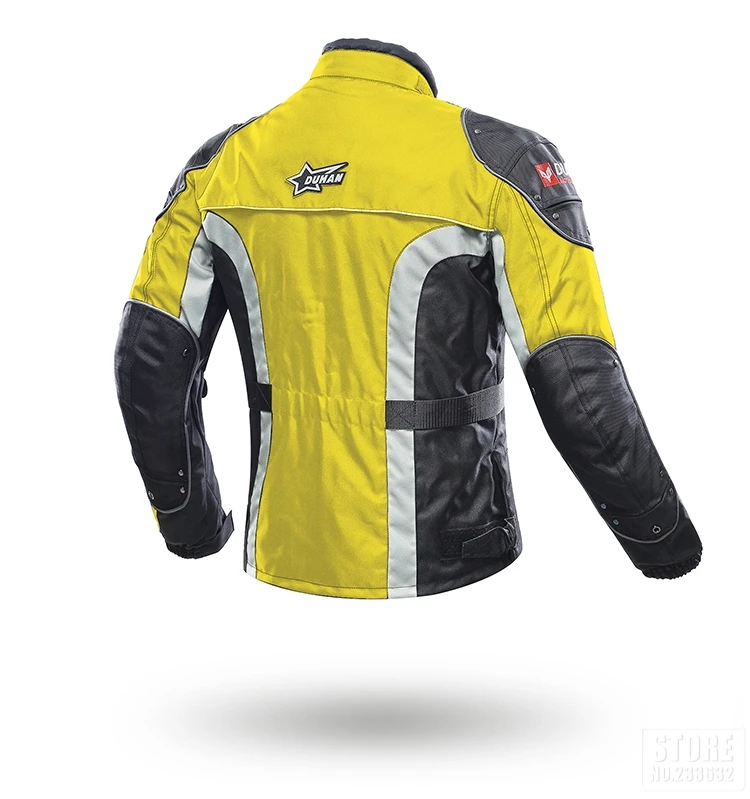 DUHAN мотоциклетная куртка мотокросса снаряжение хлопковое нижнее белье морозостойкая Мото куртка ткань Оксфорд мото 4 цвета