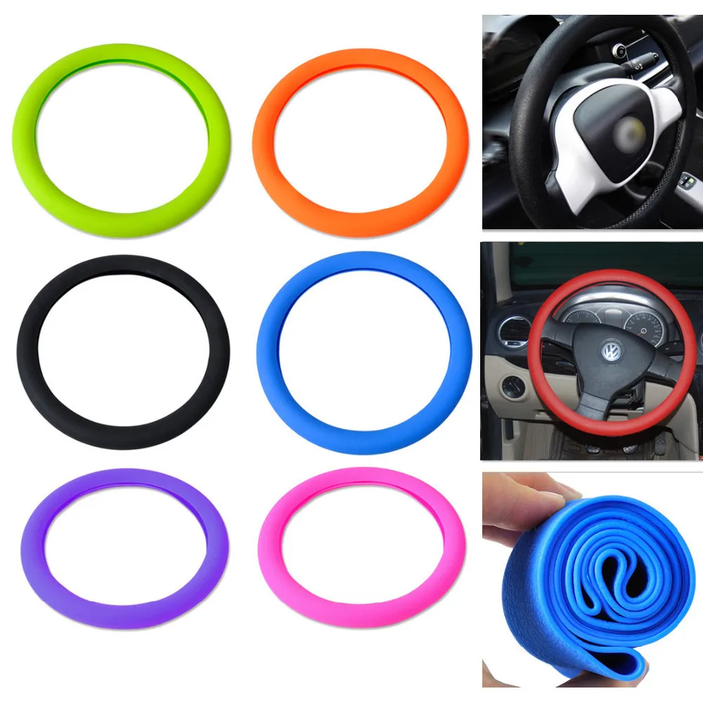 

Soft Silicone Steering Car Auto Wheel Cover Shell Skidproof Eco Friendly for Mercedes for Audi for Nissan for VW for Peugeot