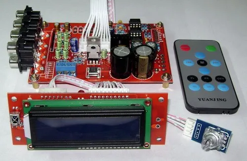 double AC12V Six-channel volume remote control before amplifier finished board 6 Channel 3pcs NE5532 audio amplifier board double AC12V Six-channel volume remote control before amplifier finished board 6 Channel 3pcs NE5532 audio amplifier board