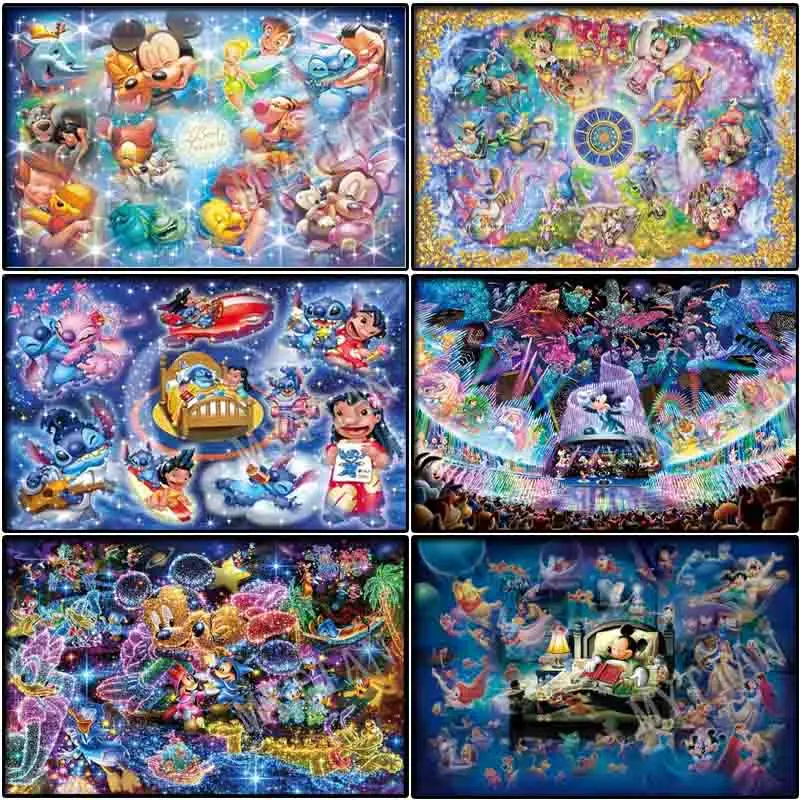 

full square/round diamond painting"cartoon Mickey mouse"Embroidery pattern Lilo &stitch cross stitch kit mosaic room decor gifts