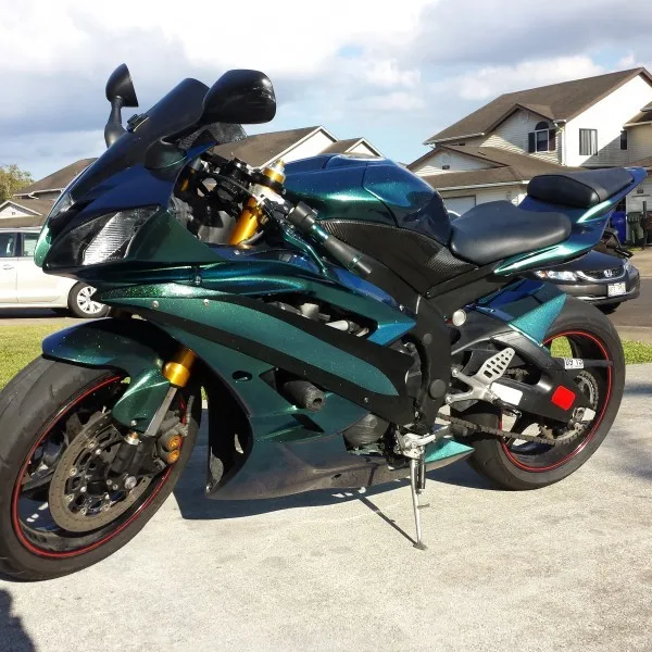 Kawasaki мятный хром