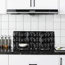 Горячие алюминиевая фольга масляное блок масляный барьер плита для готовки теплоизоляция анти-брызг масло перегородка кухонная утварь принадлежности