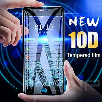 

High Clear 10D Full Cover Tempered Glass for iPhone X XR Xs Max 8 7 6s plus 50pcs express shipping