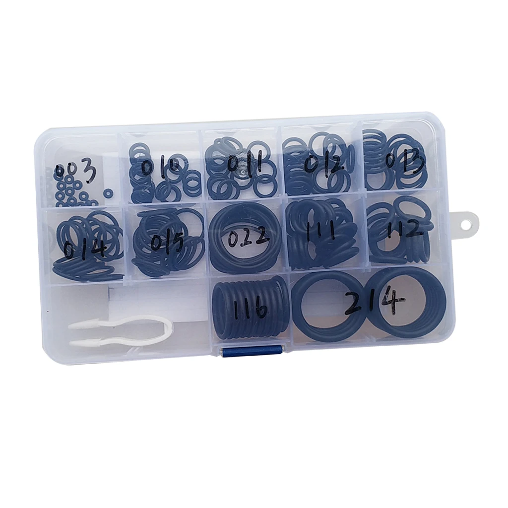 170Pcs Nitrox /Scuba Dive O-Ring Kit12 Sizes 70 Duro Underwater Diving Snorkeling Gear Spare Part Accessories