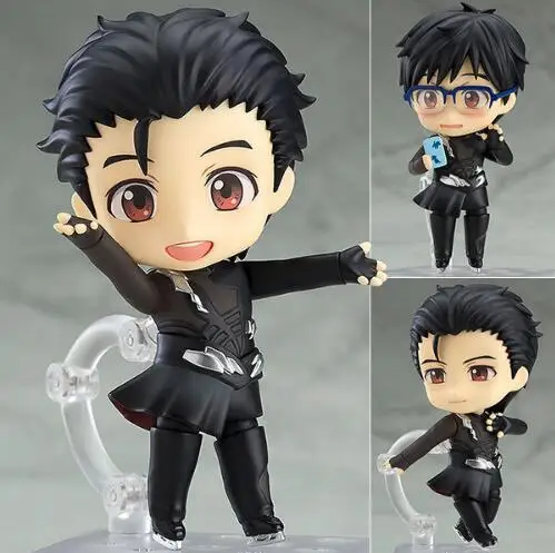 10 см YURI on ICE Nendoroid 736# кацуки Yuri аниме мультфильм фигурка ПВХ игрушки Коллекционные Фигурки для друзей подарки