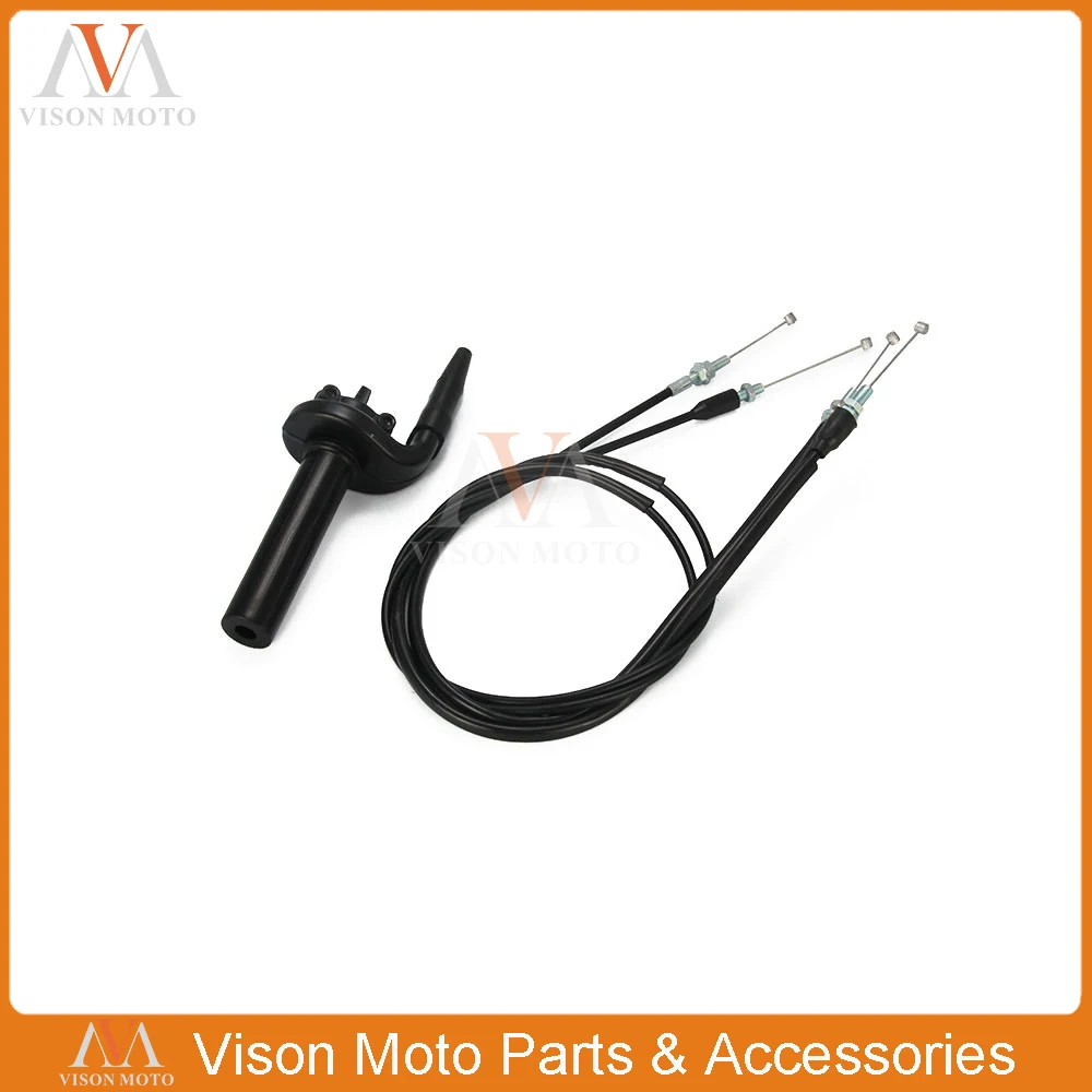 Черный FCR Twister дроссельной заслонки Pull Push кабели для KTM SX F250 XCW250 SXF450 SXF520 RFS 450 525 4