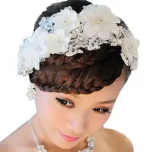 Новое поступление Обруч Ручной работы Дамская заколка модный цветок головной убор для невесты повязки на голову вечерние аксессуары для волос MY292