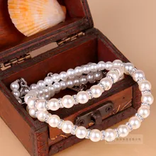 Hot-selling beaded clip double-shoulder metal rhinestone shoulder strap diamond no shoulder tape tube top pectoral girdle bra
