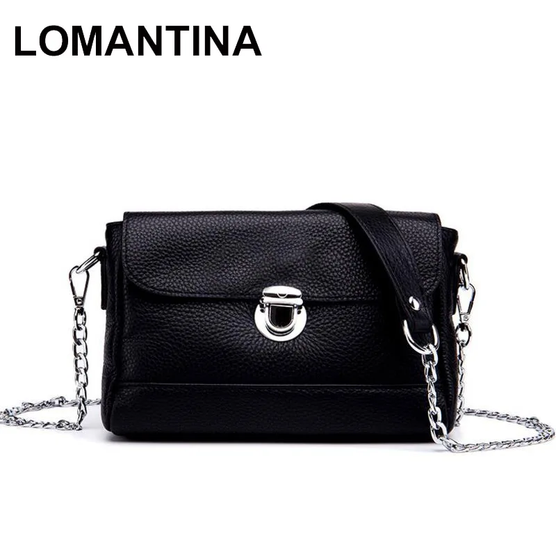 

LOMANTINA Luxury Women Messenger Bags Designer Woman Bag 2018 Brand Cow Leather Shoulder Bags Tote Bag sac a main femme