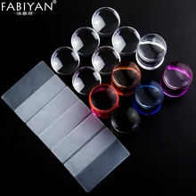 3,8 см силиконовый Желейный лак переводной штамп штамповка скребок с крышкой шаблон печати украшения маникюрные инструменты для ногтей