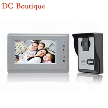 ( 1 Unidades ) uno-a-uno inicio apartamento de Color videoportero sistema de intercomunicación Kit 7 ” TFT LCD Monitor IR exterior cámara