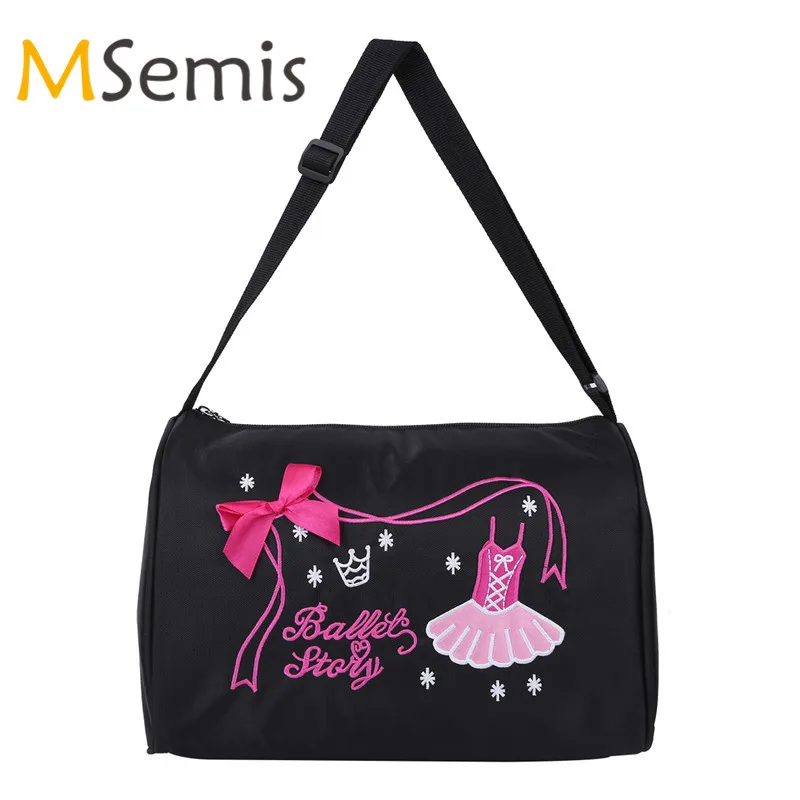 MSemis/детская обувь для девочек; сумки для танцев; сумка для детей; сумка для балета; сумка на плечо; спортивная сумка для танцев на молнии; Очаровательная Танцевальная сумка для девочек