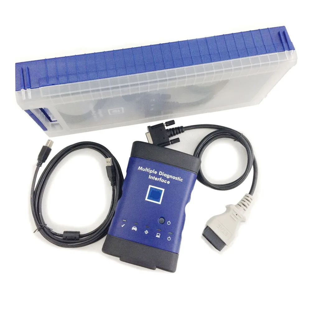 Latest version FOR GM MDI Vauxhall / FOR Opel MDI (Tech 3)OEM Level Diagnostics no software MDI Scanner with Plastic Box