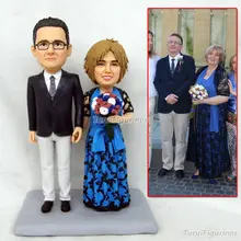 Юбилейная парная Статуэтка подарки на заказ фигурка Миньоны аниме горячая Распродажа Подарочная скульптура ко Дню Святого Валентина Свадебная кукла Полимерная глина