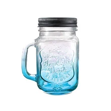 Модные Винтажные Мейсон стеклянная Питьевая банка бутылки Чашка 500 мл/17 унций