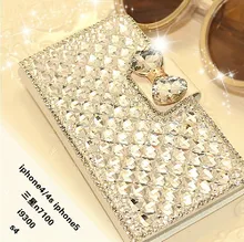 for iphone8 iphone x iphone8 Plus Rhinestone leather wallet case with stand for iphone X diamond case for iphone 7 7plus