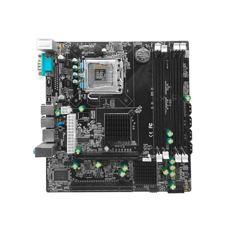 Новый P45 материнская плата настольного компьютера материнской LGA771/775 pin DDR2 четыре канала 8 г PCIE 16x SATA2.0 USB2.0