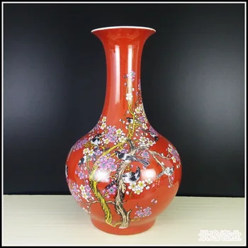 

Jingdezhen antique ceramic flower vase gift Home Furnishing Hostel Trim room fashion decoration process