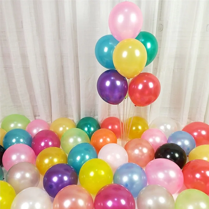 20/50 шт. 10 дюймов жемчужные латексные шарики для свадебного украшения праздника гелиевые шары Беби Шауэр детский игрушки шарики ко дню рождения - Цвет: MIX