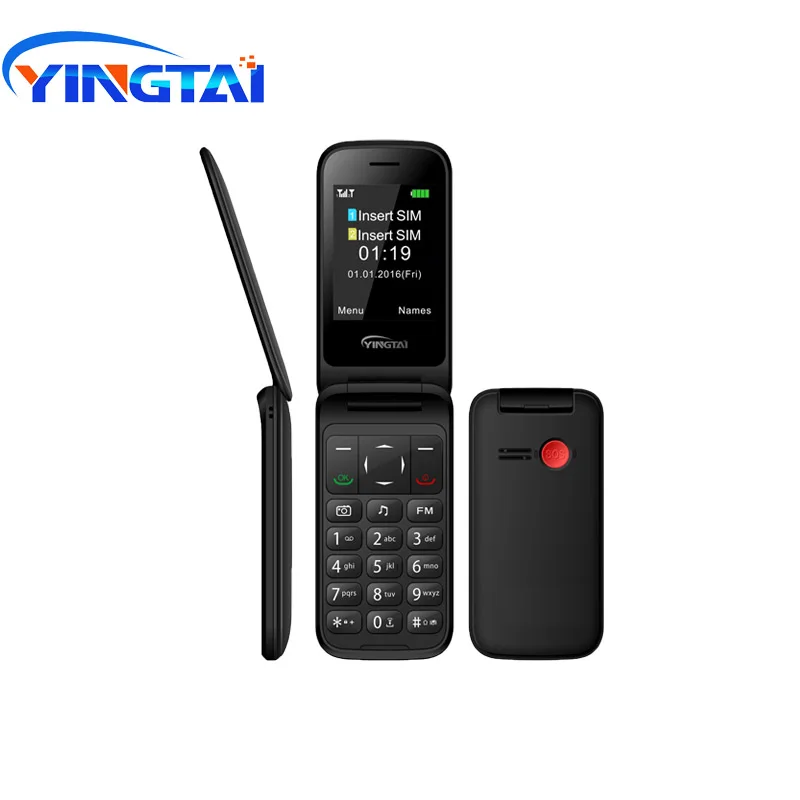 YINGTAI T31 MTK 6572 двухъядерный 2,4 дюймовый Android Флип Мобильный телефон 3g WCDMA с двумя сим-картами кнопочные сотовые телефоны