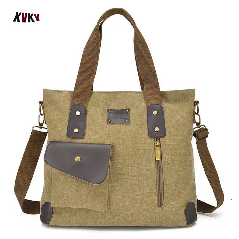 

Sac a main Top-handle Shoulder Bag Designer Handbag Famous Brand canvas Large capacity Casual computer Crossbody men's bag 2019