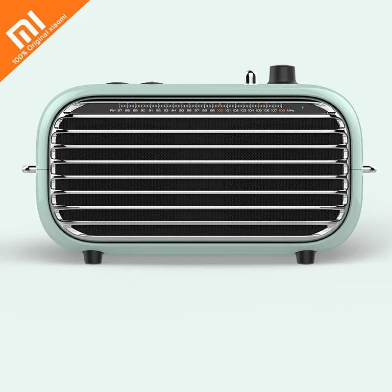  The latest xiaomi mijia LOFREE Bluetooth speaker fashion retro lightweight portable FM radio Blueto