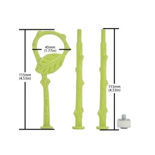 Листья оптом Стиль 3 яруса подставка для торта с ручками/стержни для подставки под торты/кухонное оборудование