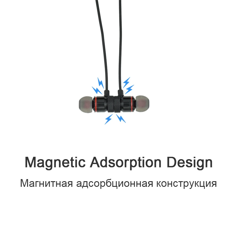 Chekenow A613 Магнитный наушник Bluetooth с микрофонной беспроводной гарнитурой для