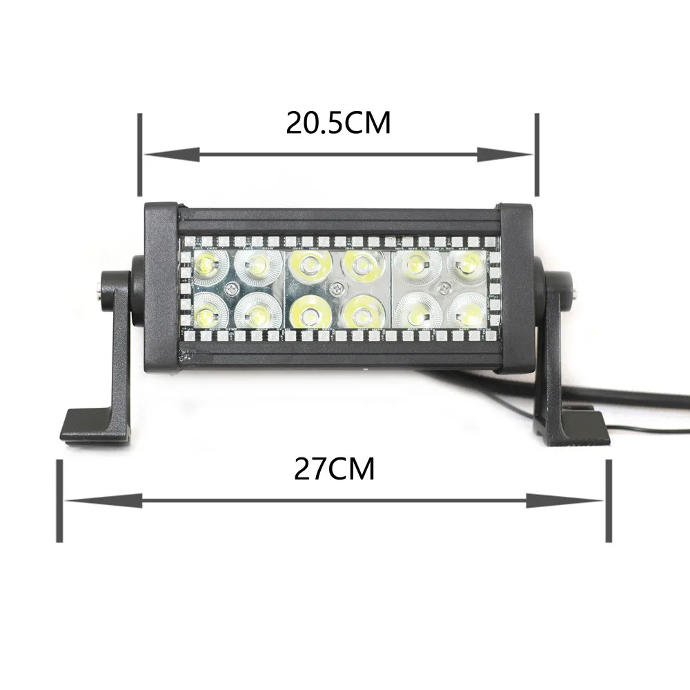 Yait RGB 120 Вт 22 дюйма 36 72 180 240 288 внедорожный светодиодный светильник 12 В 24 в